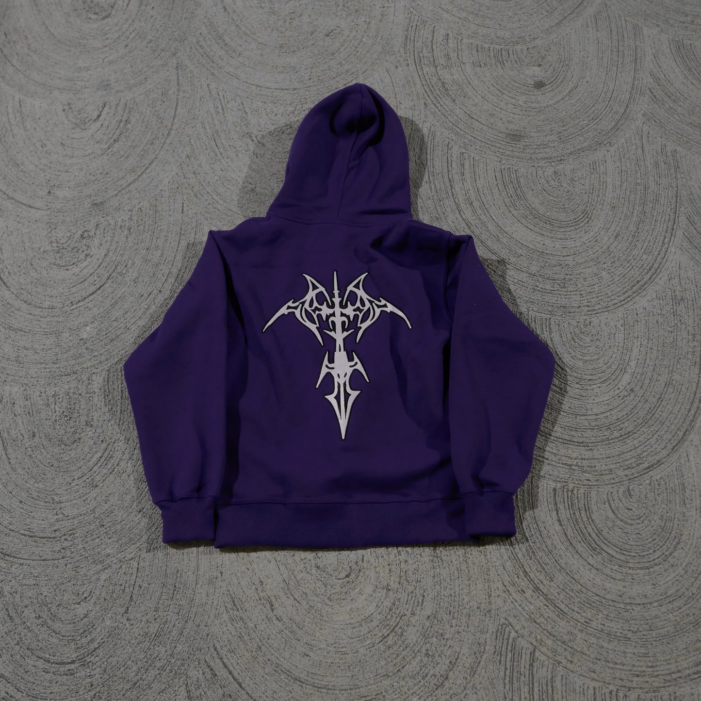 Sword Hoodie in Midnight Purple