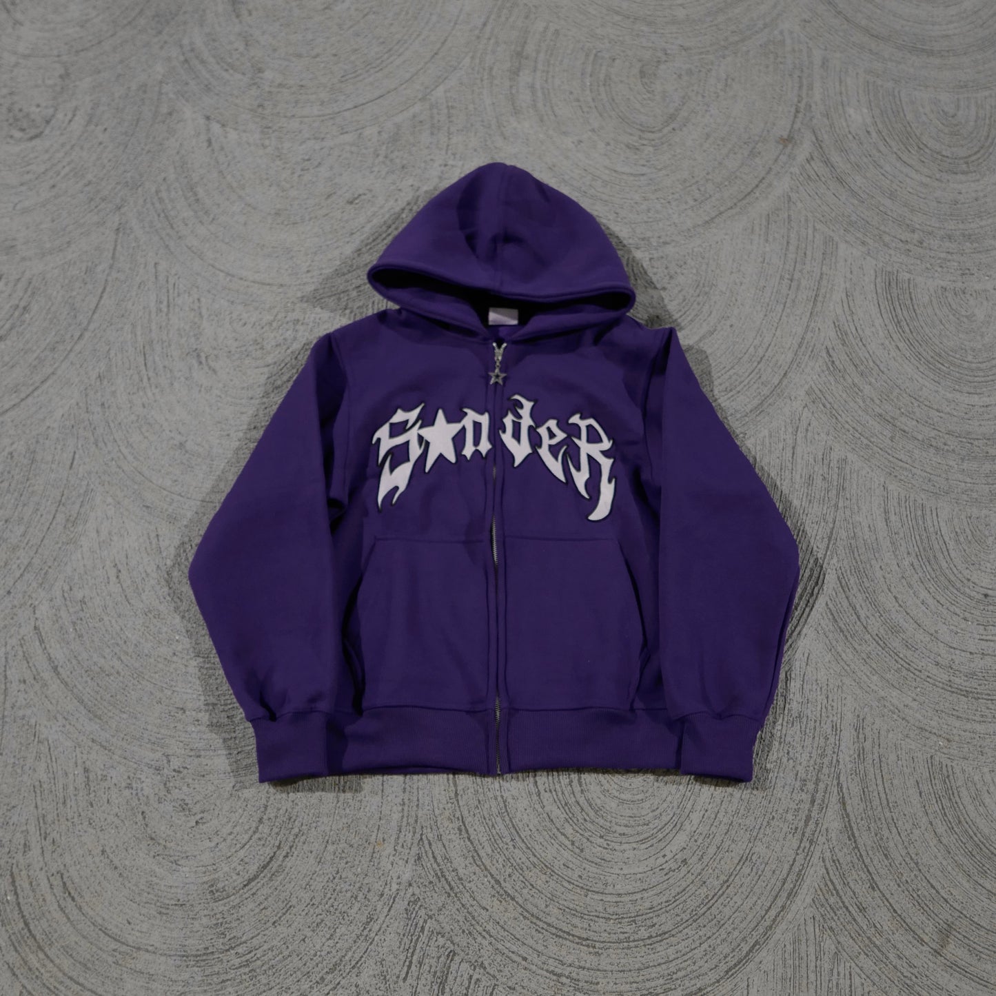 Sword Hoodie in Midnight Purple