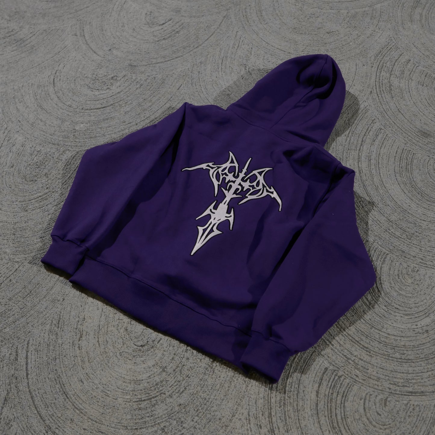 Sword Hoodie in Midnight Purple