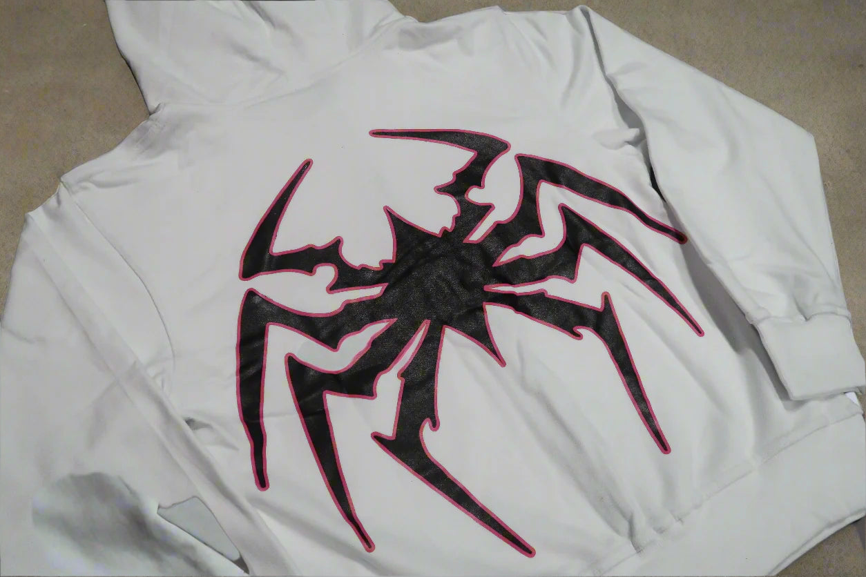 New Spider Zip-Up White