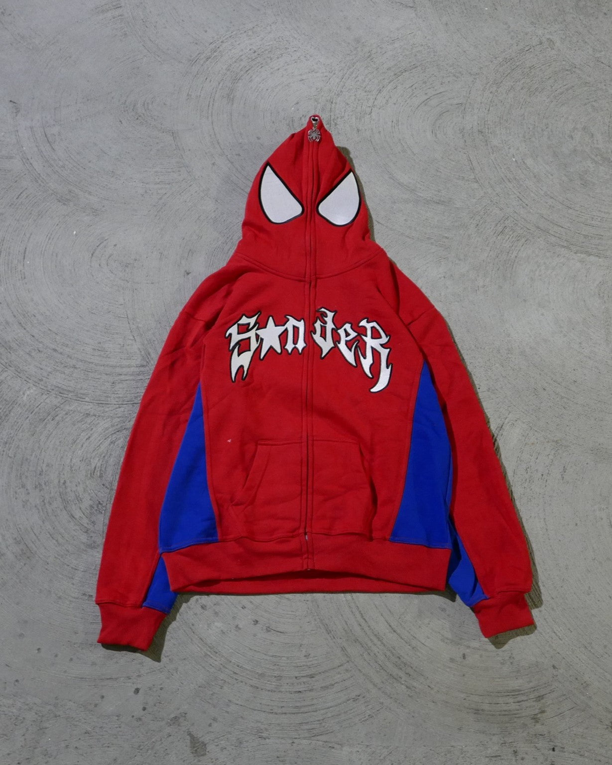 Spider Full-Zip in Red and Blue