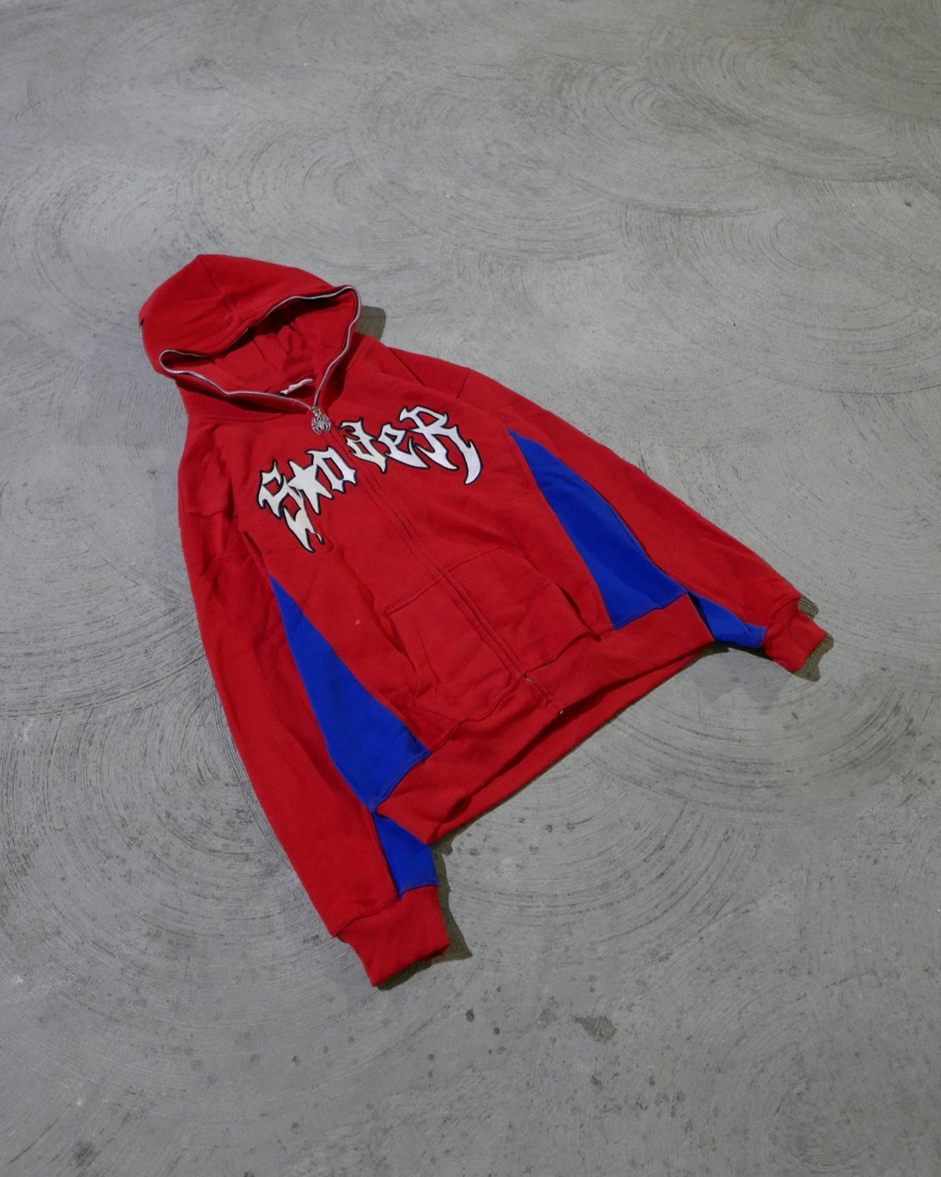 Spider Full-Zip in Red and Blue
