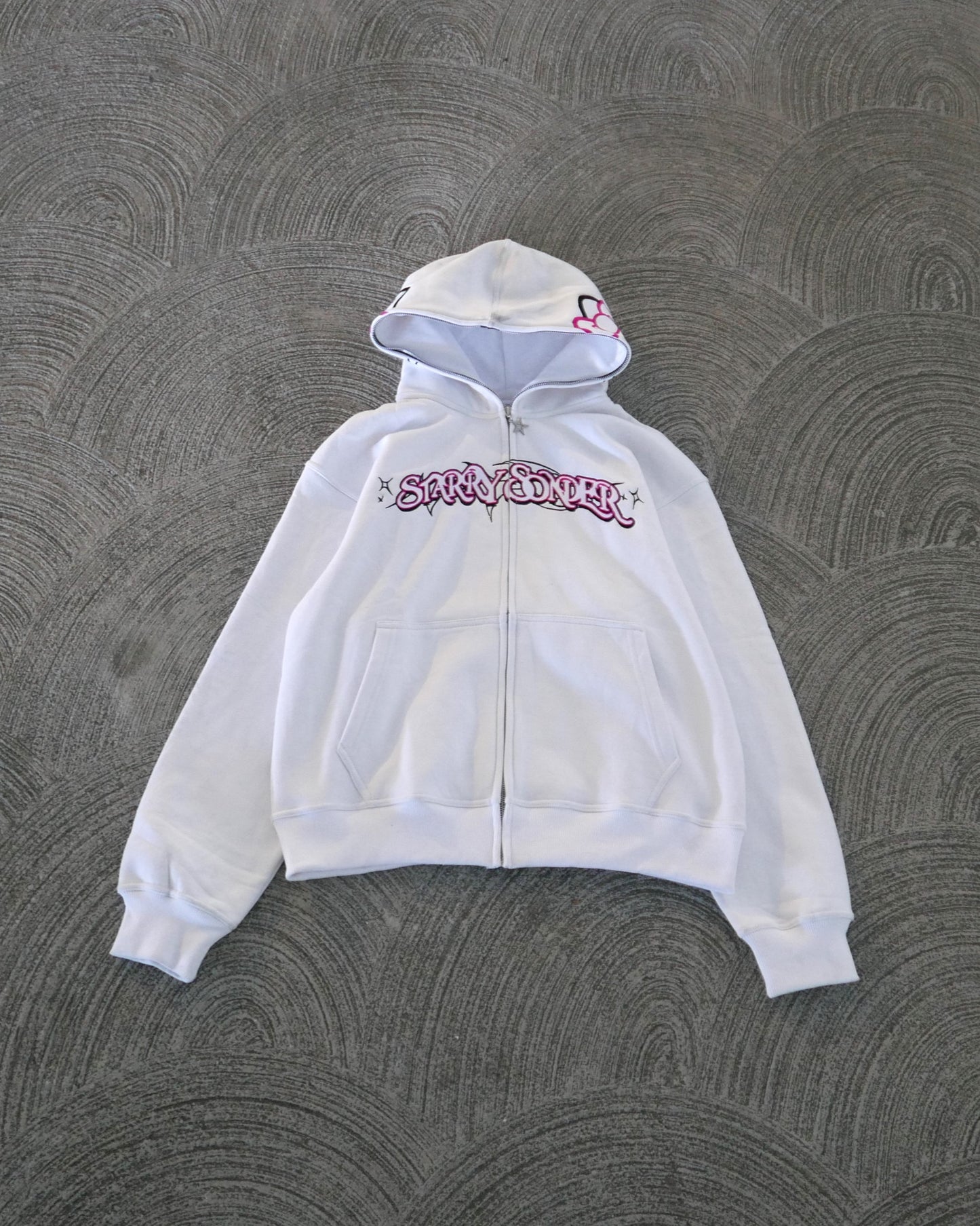 Kitty Full-Zip in White