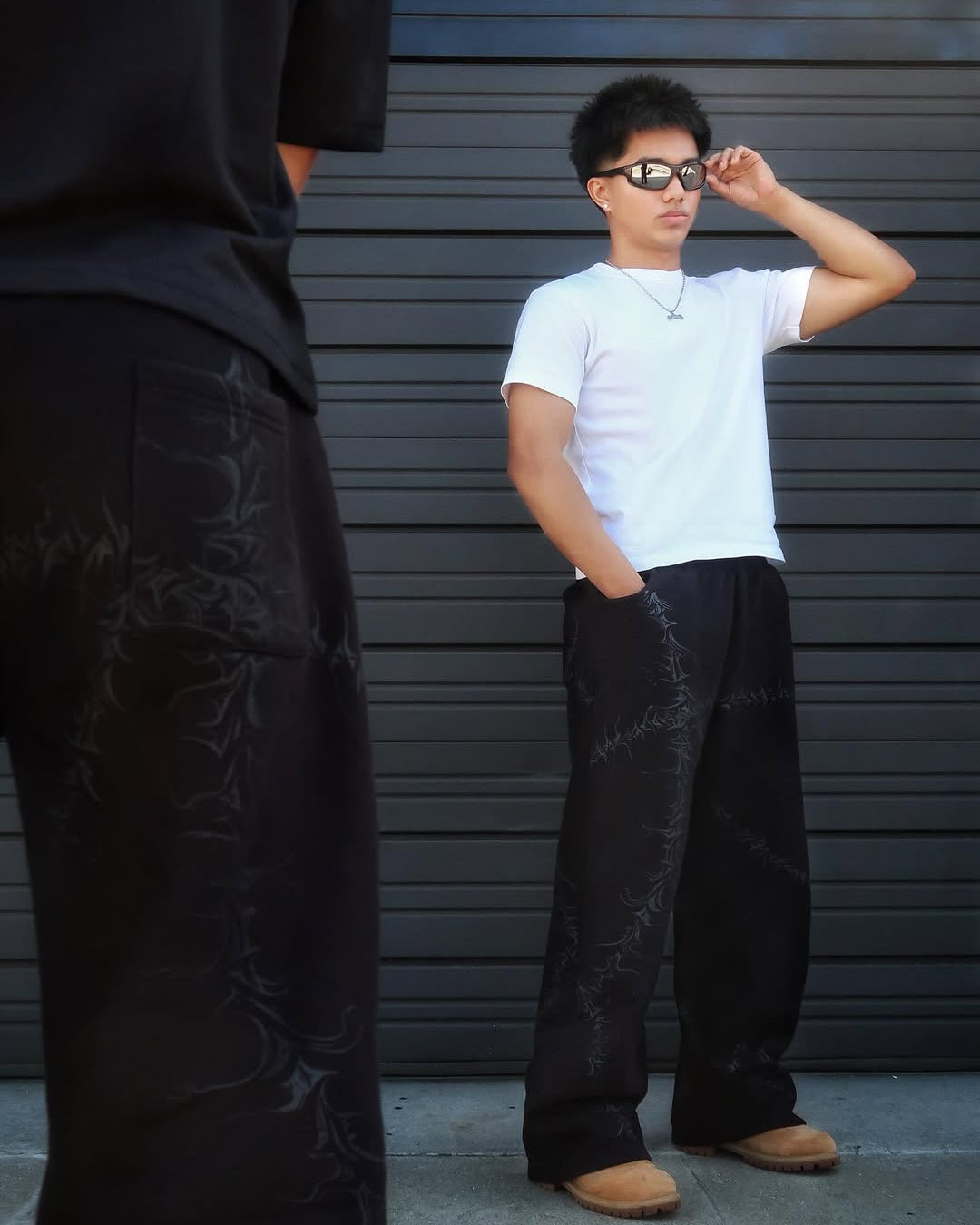 Barbed Wire Baggy Sweats