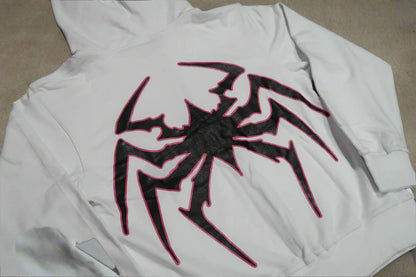 New Spider Zip-Up White