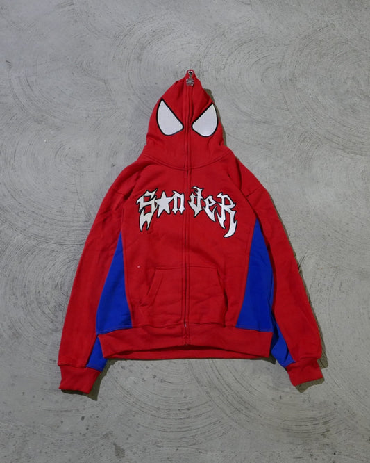 Spider Full-Zip in Red and Blue