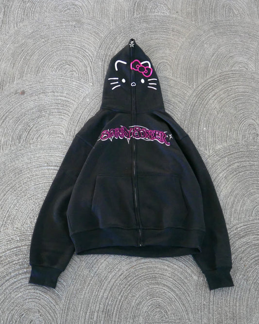 Kitty Full-Zip in Black